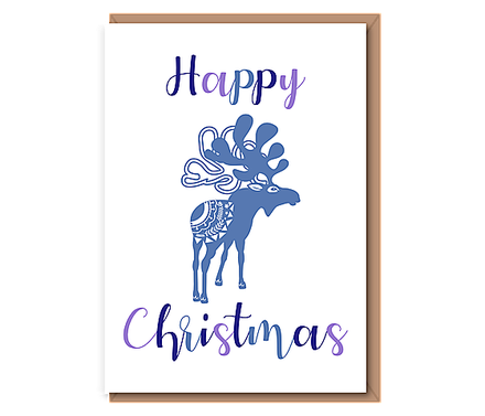 Happy Christmas (moose)