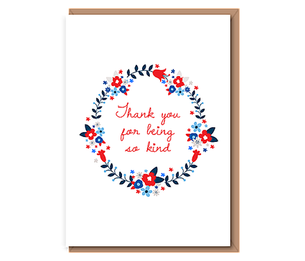 Thank you for being so kind (wreath)