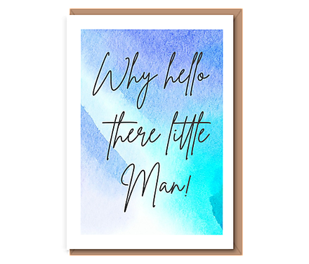 Why hello there little man!