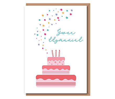 Gwna ddymuniad (birthday cake wish)