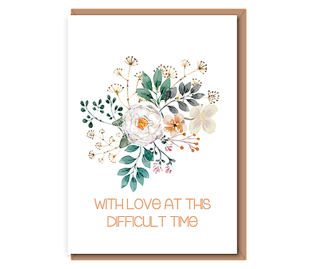 With love at this difficult time