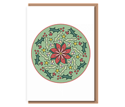 “Christmassy Mandala” (text free)