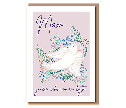 Mam – yn ein calonnau am byth