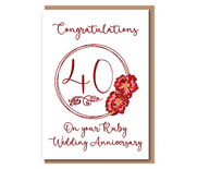 Ruby Anniversary (40 years)