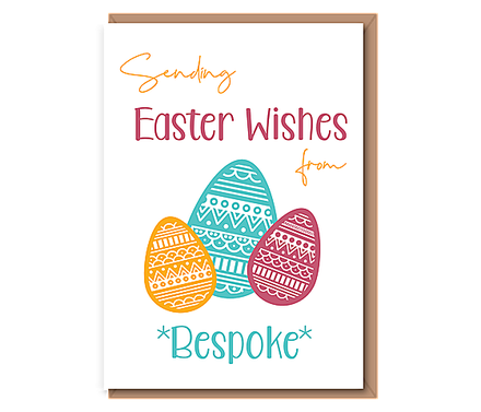Sending Easter Wishes from.... (add custom location or recipient)