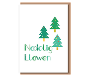 Nadolig Llawen (3 trees)
