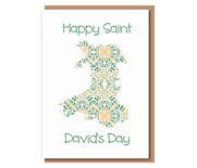Happy Saint David's Day. (Wales map)
