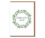 “Ivy & Sage Wreath” – Pen–blwydd Hapus