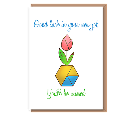 Good luck in your new job – You'll be missed