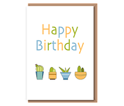 Happy Birthday (4 houseplants)