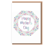 “Spring Pastel Wreath” HAPPY MOTHER'S DAY