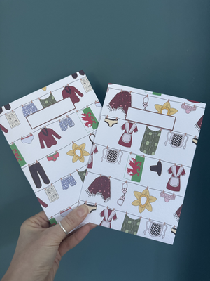 A5 Set of 2: “Welsh Washing” Notebooks (1 of each)