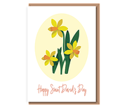 Happy Saint David's Day. –orange text