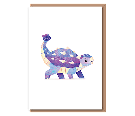 Purple dino – “Ankylosaurus”