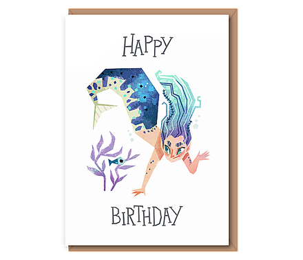 “Salmon Mermaid” blue HB