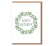 Ivy & Sage Wreath – Happy Birthday