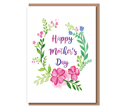 Happy Mother's Day (pink floral)