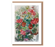 “Potted Geraniums” (text free)