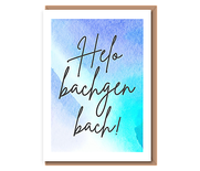 Helo bachgen bach!