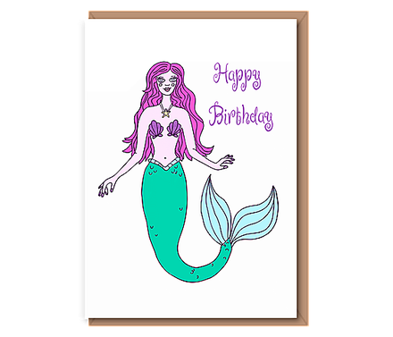 “Mythical Magic Mermaid” Happy Birthday