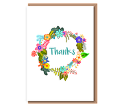 Thanks! (bright wreath)