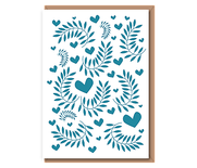 Blue scandi heart (text–free)