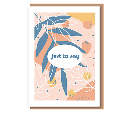 Just to say – Tropical