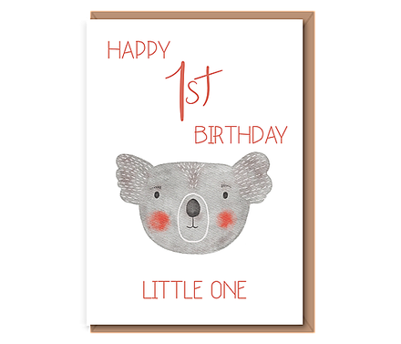 Koala – Happy 1st Birthday Little One