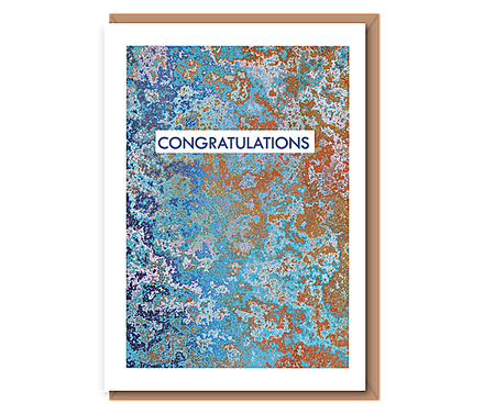 CONGRATULATIONS – rusty tones