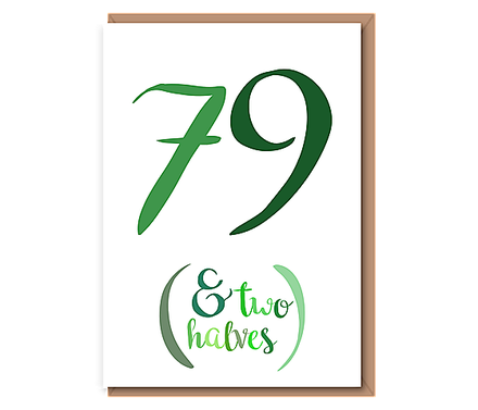 79 (& Two halves) – green – 80th