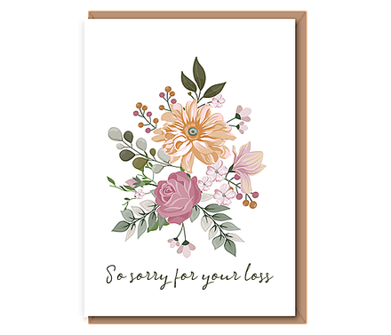 So sorry for your loss – dusky blooms