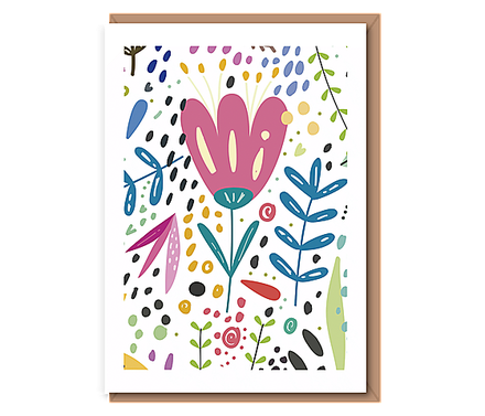 Zoomed on pink flower