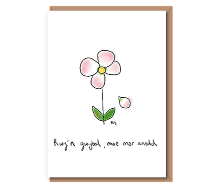 Rwy’n gwybod, mae mor anodd (flower petal falling)
