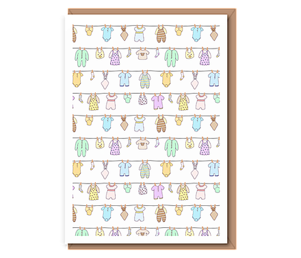 “Baby's Washing” – A6 Card