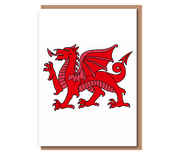 Welsh Dragon A6 Card (portrait)