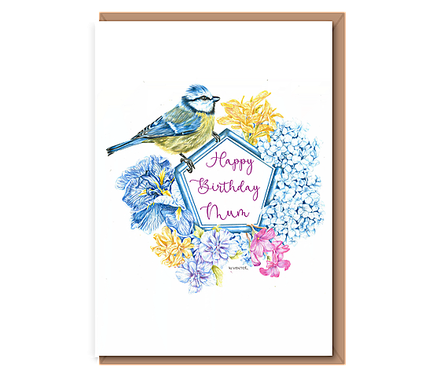 “Pentagon Bluetit” (Happy Birthday Mum)