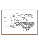 Digital copy of custom line drawing, of any scene.